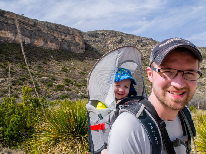 Hiking at Guadalupe Mountains National Park